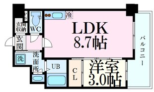 S-RESIDENCE舟入本町の物件間取画像